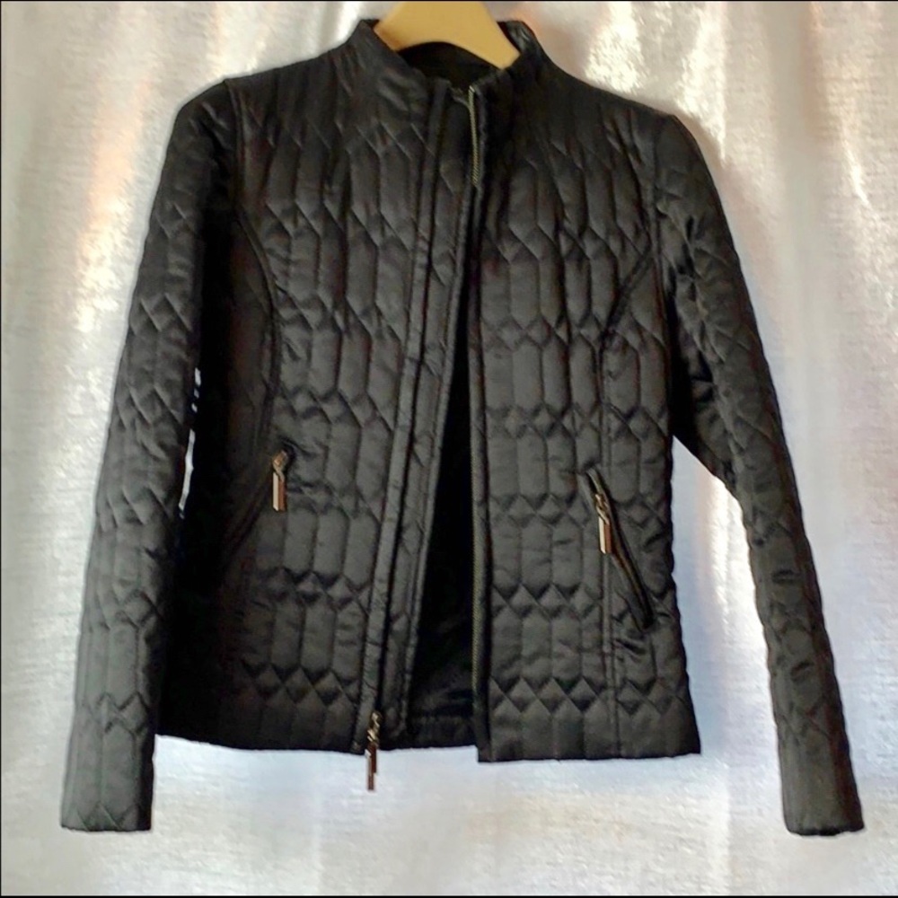 Quilted short jacket, petite small